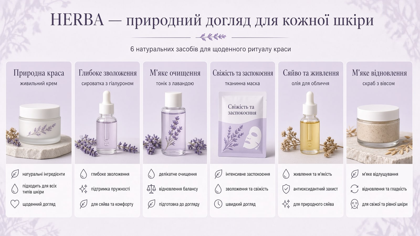 Картки товарів в єдиному стилі магазину